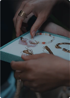 hands with jewelry